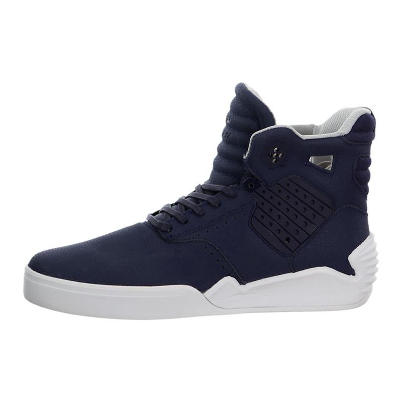 Buty Supra SKYTOP IV - Sneakersy Wysokie Męskie - Granatowe (WEDP-51792)